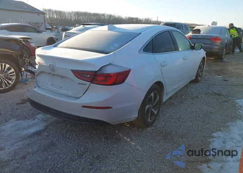 2021 Honda Insight Ex z USA, uszkodzony, nr VIN 19XZE4F55ME004108